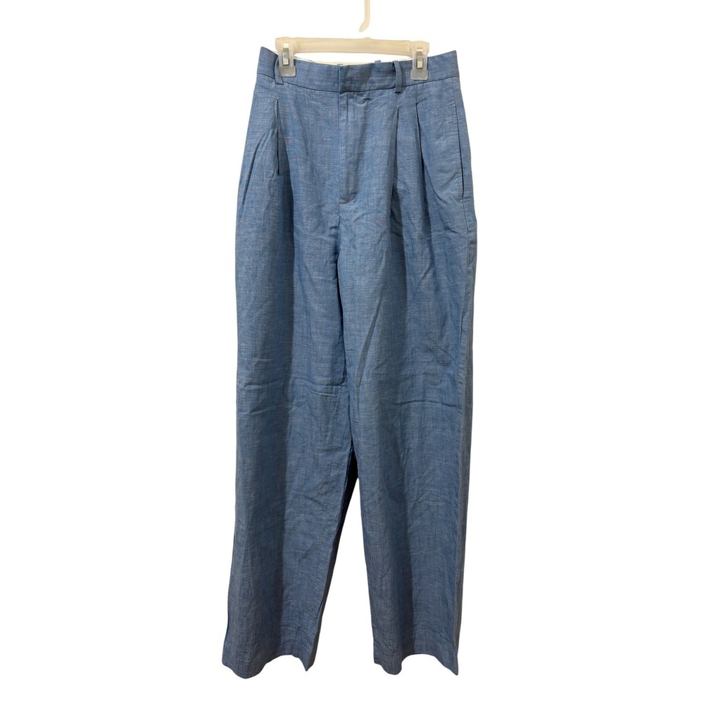 Polo Ralph Lauren Cotton High Waisted Pleated Trousers Business Casual Pants 4
